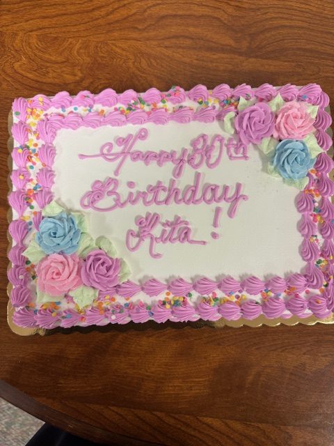 Happy 80th Birthday Rita!